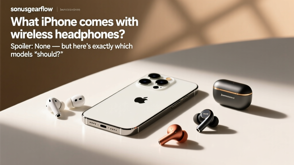 What iPhone comes with wireless headphones? Spoiler: None — but here’s exactly which models *should* have included them, why Apple removed them, what you’re really paying for instead, and how to get the best AirPods deal without overpaying.