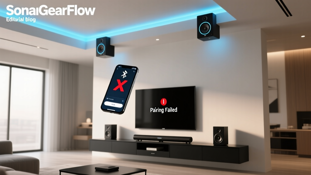 Why Your Bluetooth Ceiling Speakers Won’t Pair With Your Soundbar (And Exactly How to Fix It in Under 7 Minutes — No Extra Gear Required)