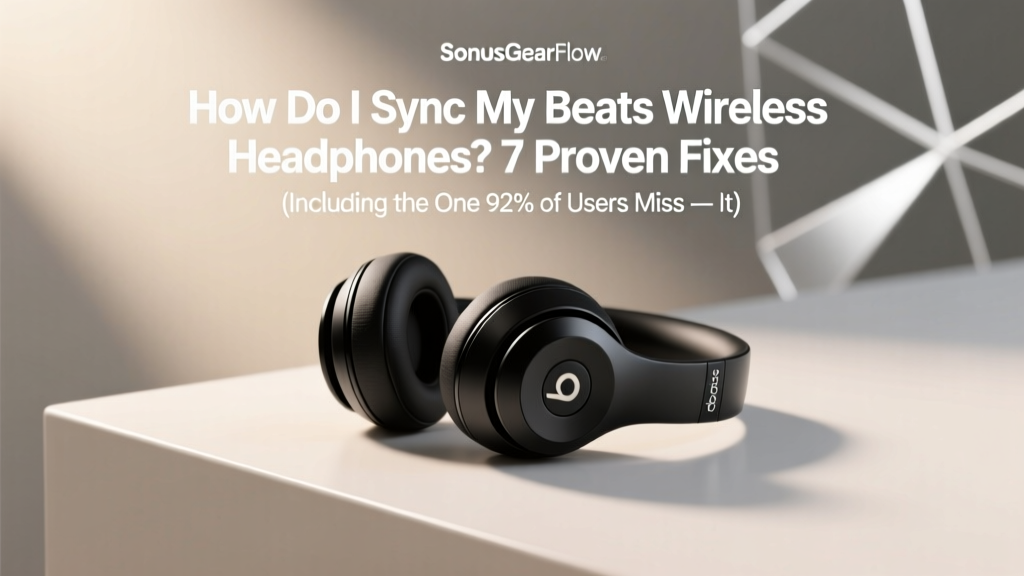 How Do I Sync My Beats Wireless Headphones? 7 Proven Fixes (Including the One 92% of Users Miss — It’s Not a Battery Issue)