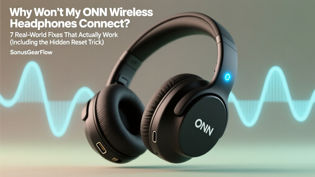 Why Won’t My ONN Wireless Headphones Connect? 7 Real-World Fixes That Actually Work (Including the Hidden Bluetooth Reset Most Users Miss)