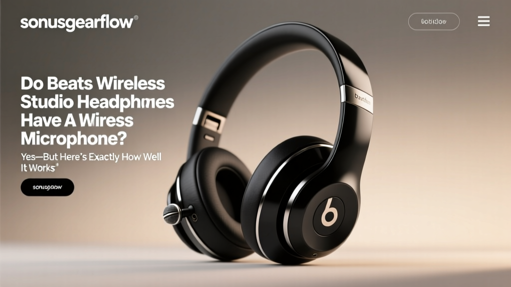 Do Beats Wireless Studio Headphones Have a Microphone? Yes—But Here’s Exactly How Well It Works for Calls, Voice Assistants, and Recording (Spoiler: It’s Not Studio-Grade)