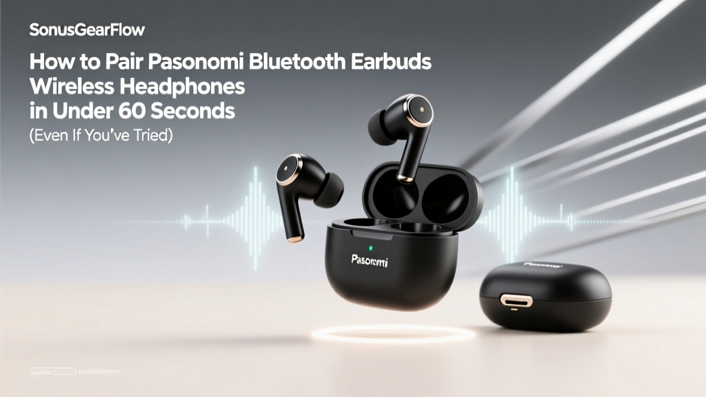 How to Pair Pasonomi Bluetooth Earbuds Wireless Headphones in Under 60 Seconds (Even If You’ve Tried 3 Times & Failed — Here’s the Exact Button Sequence Your Manual Missed)