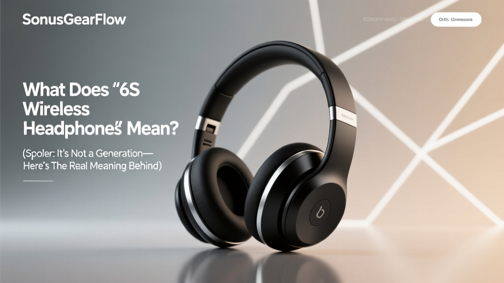What Does '6S Wireless Headphones' Mean? (Spoiler: It’s Not a Generation—Here’s the Real Meaning Behind the Hype, Why Brands Use It, and How to Spot Genuine Upgrades vs. Marketing Smoke)