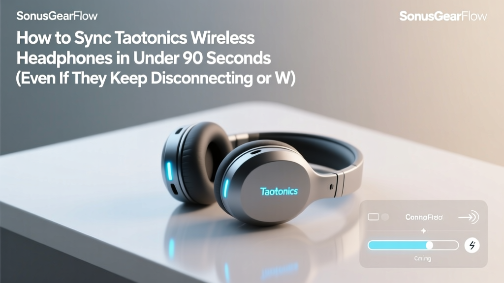 How to Sync Taotronics Wireless Headphones in Under 90 Seconds (Even If They Keep Disconnecting or Won’t Enter Pairing Mode — Here’s the Exact Sequence That Works Every Time)