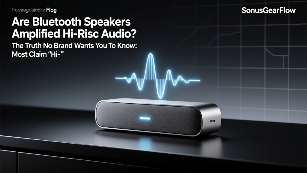 Are Bluetooth speakers amplified hi-res audio? The truth no brand wants you to know: most claim 'hi-res' but skip the amplifier specs, DAC quality, and bit-perfect decoding—here’s how to spot the 12% that actually deliver studio-grade fidelity wirelessly.