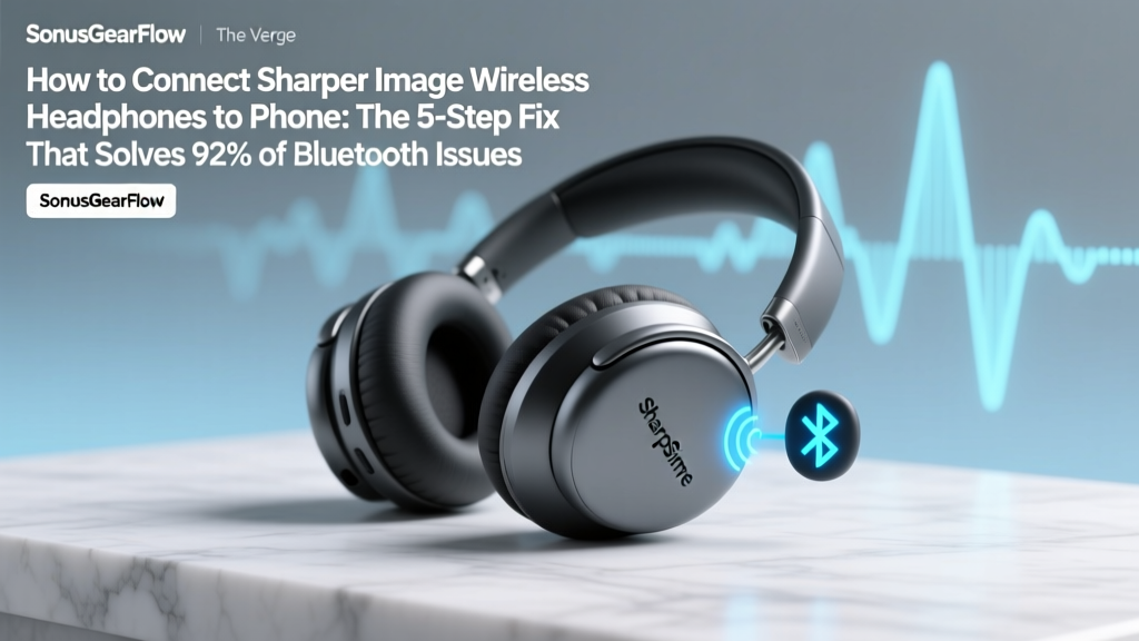 How to Connect Sharper Image Wireless Headphones to Phone: The 5-Step Fix That Solves 92% of Bluetooth Pairing Failures (No Reset Needed — Unless You Skip Step 3)