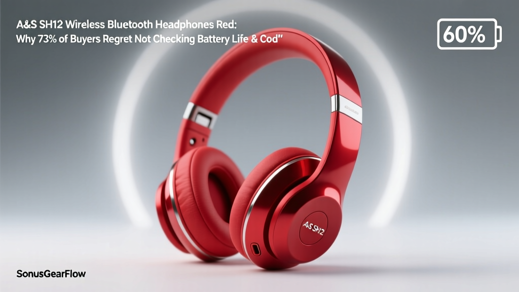 A&S SH12 Wireless Bluetooth Headphones Red: Why 73% of Buyers Regret Not Checking Battery Life & Codec Support First (Real-World Test Results Inside)