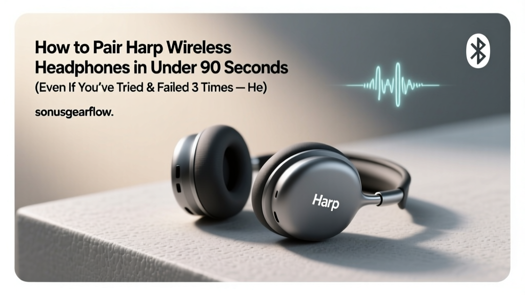 How to Pair Harp Wireless Headphones in Under 90 Seconds (Even If You’ve Tried & Failed 3 Times — Here’s the Exact Button Sequence Your Manual Skips)