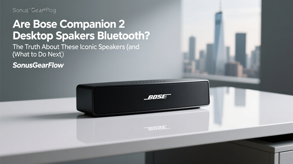 Are Bose Companion 2 Desktop Speakers Bluetooth? The Truth About These Iconic Speakers (and What to Do If You Need Wireless Today)
