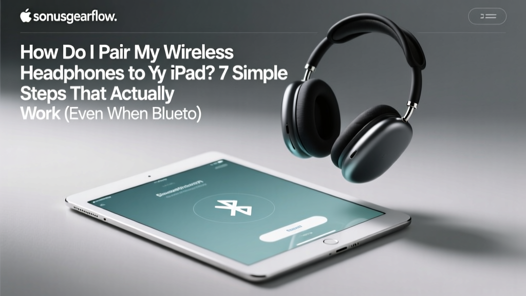 How Do I Pair My Wireless Headphones to My iPad? 7 Simple Steps That Actually Work (Even When Bluetooth Won’t Connect or Keeps Dropping)