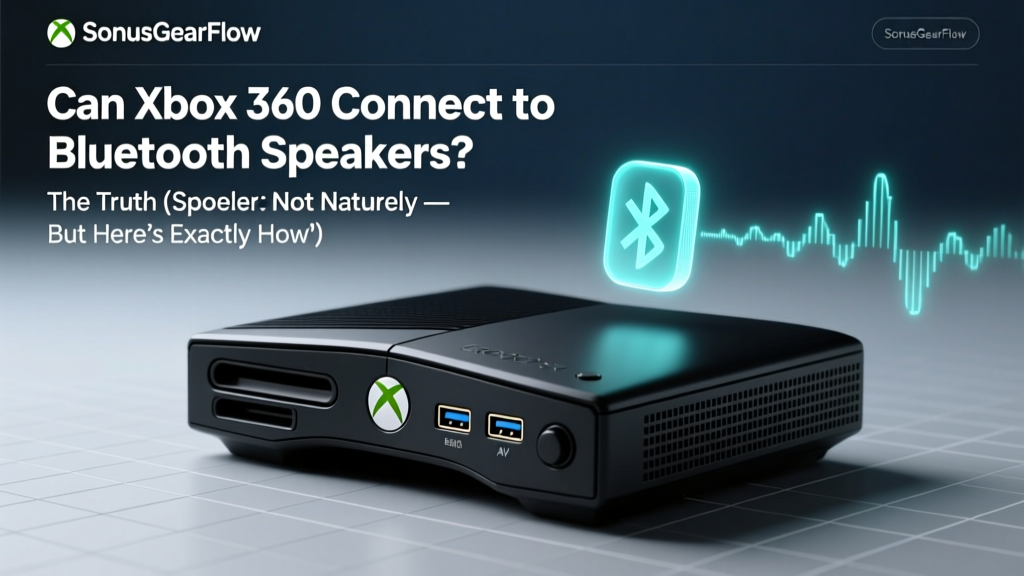 Can Xbox 360 Connect to Bluetooth Speakers? The Truth (Spoiler: Not Natively — But Here’s Exactly How to Make It Work Without Buying New Gear)
