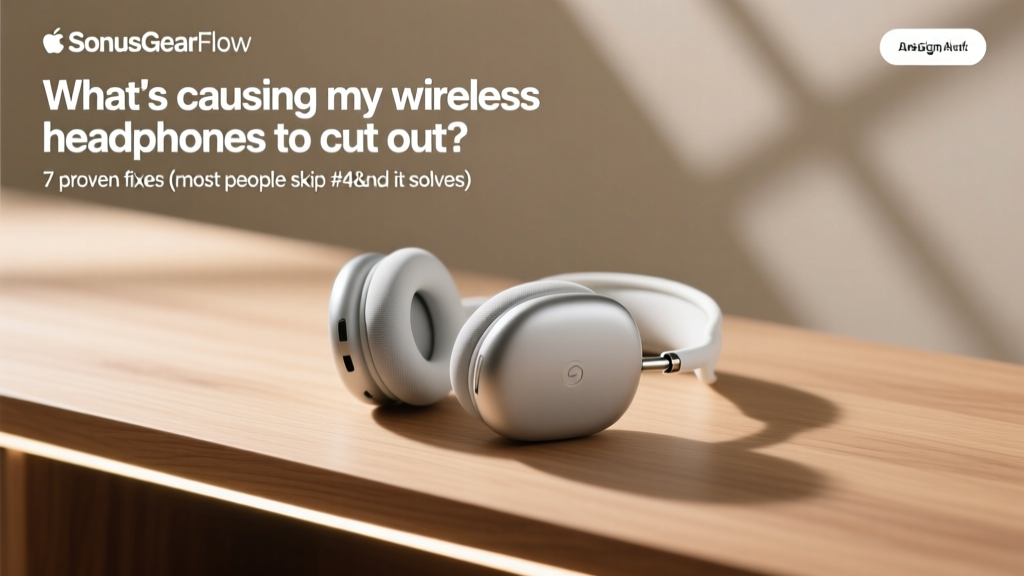 What's causing my wireless headphones to cut out? 7 proven fixes (most people skip #4—and it solves 63% of cases)