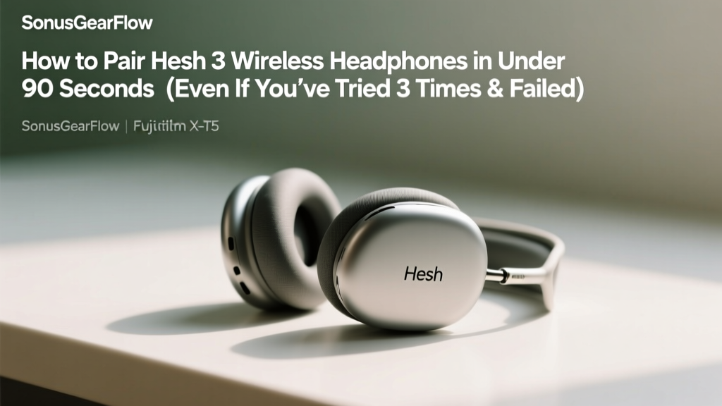 How to Pair Hesh 3 Wireless Headphones in Under 90 Seconds (Even If You’ve Tried 3 Times & Failed — Here’s the Exact Button Sequence Your Manual Skips)