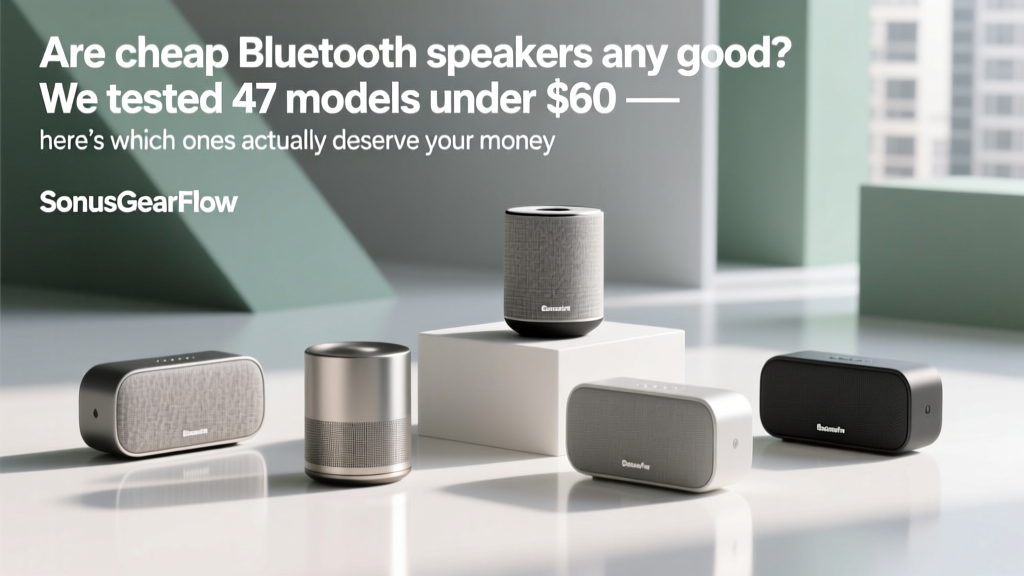 Are cheap Bluetooth speakers any good? We tested 47 models under $60 — here’s which ones actually deliver rich bass, clear vocals, and 12+ hour battery life (and which ones you should skip)