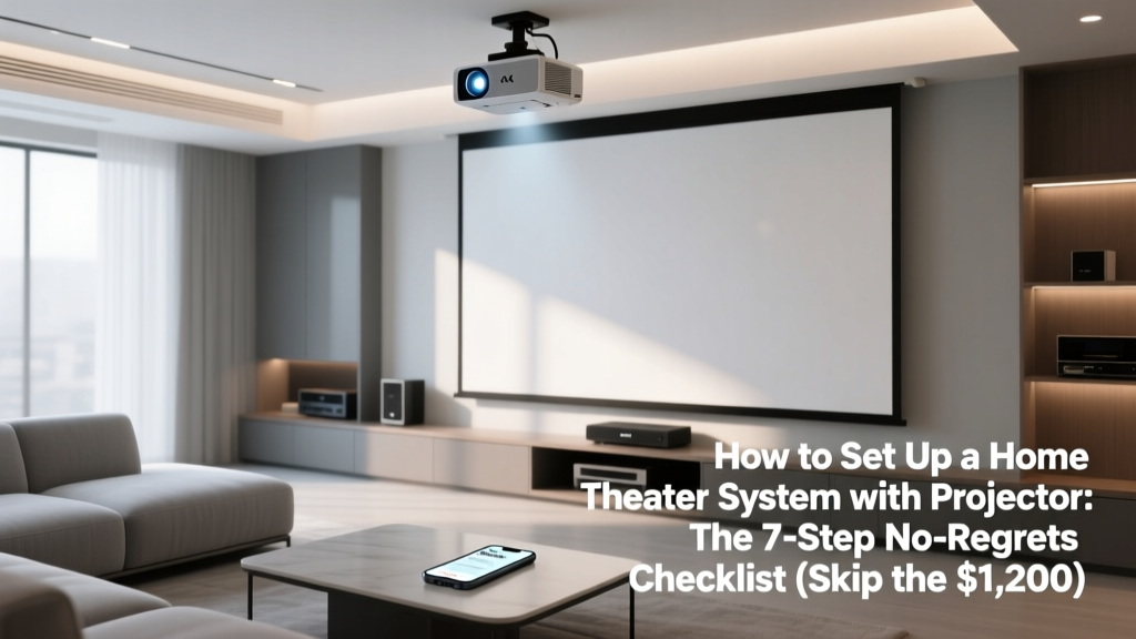 How to Set Up a Home Theater System with Projector: The 7-Step No-Regrets Checklist (Skip the $1,200 Mistakes Most Beginners Make)