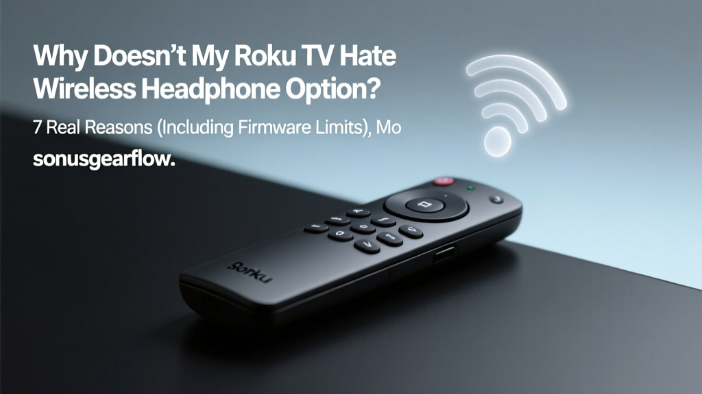 Why Doesn’t My Roku TV Have Wireless Headphone Option? 7 Real Reasons (Including Firmware Limits, Model-Specific Lockouts, and What You Can *Actually* Do Today)
