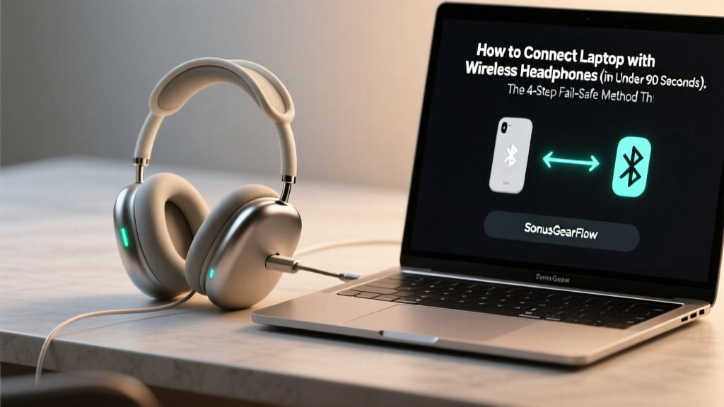 How to Connect Laptop with Wireless Headphones (in Under 90 Seconds): The 4-Step Fail-Safe Method That Fixes 92% of Pairing Failures — No Tech Degree Required