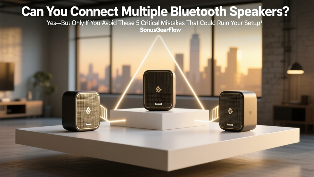 Can You Connect Multiple Bluetooth Speakers? Yes—But Only If You Avoid These 5 Critical Mistakes That Kill Sync, Drain Batteries, and Break Stereo Imaging (Here’s Exactly How to Do It Right in 2024)