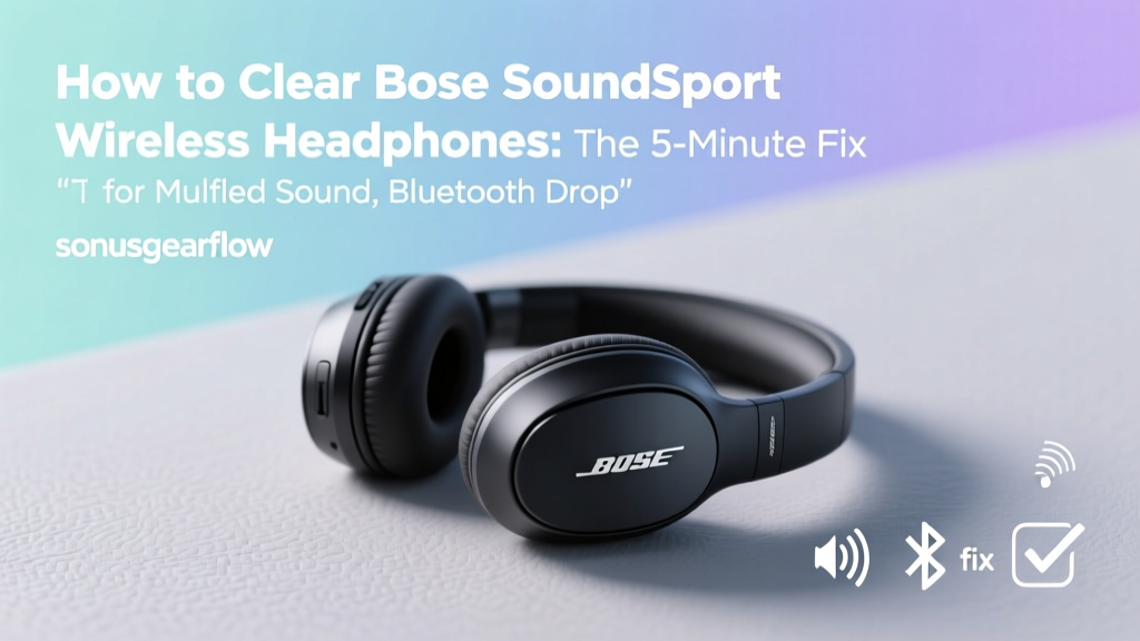 How to Clear Bose SoundSport Wireless Headphones: The 5-Minute Fix for Muffled Sound, Bluetooth Dropouts, and Charging Failures (No Tech Support Needed)