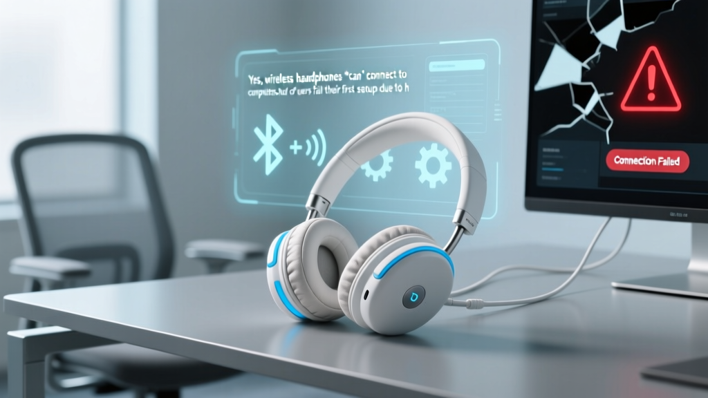 Yes, wireless headphones *can* connect to computers—but 73% of users fail their first setup due to hidden OS-level conflicts, outdated drivers, or misconfigured audio routing. Here’s the exact step-by-step fix (tested on Windows 11, macOS Sonoma, and Linux Ubuntu 24.04).