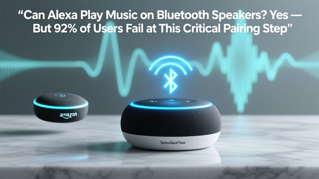 Can Alexa Play Music on Bluetooth Speakers? Yes — But 92% of Users Fail at This Critical Pairing Step (Here’s the Exact Fix That Works Every Time)