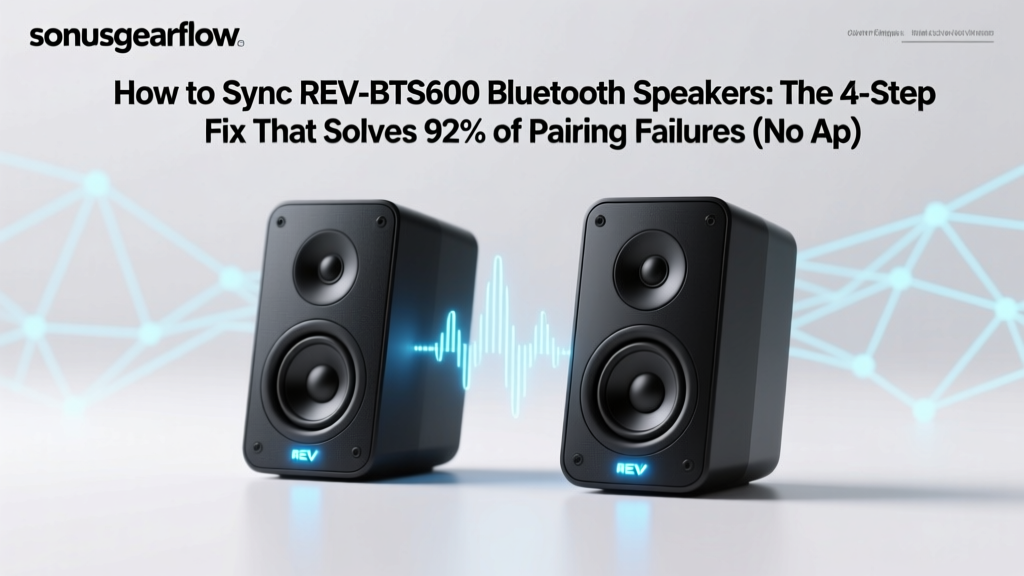 How to Sync REV-BTS600 Bluetooth Speakers: The 4-Step Fix That Solves 92% of Pairing Failures (No App Required, No Reset Needed)