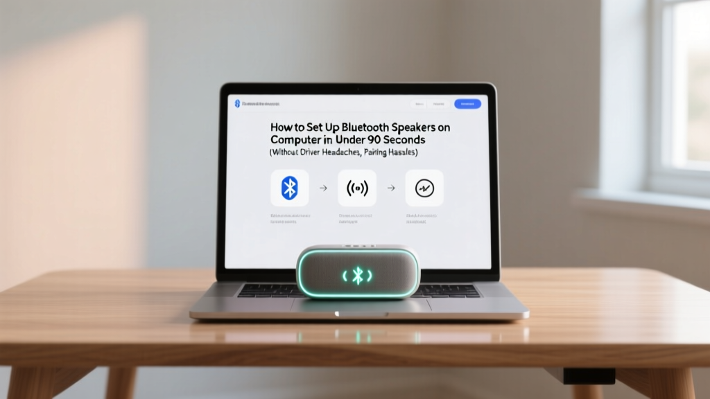How to Set Up Bluetooth Speakers on Computer in Under 90 Seconds (Without Driver Headaches, Pairing Loops, or Audio Dropouts — Real Troubleshooting from a Studio Engineer)