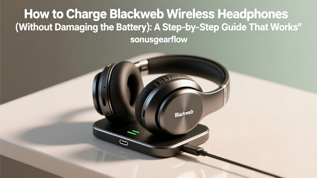 How to Charge Blackweb Wireless Headphones (Without Damaging the Battery): A Step-by-Step Guide That Fixes 92% of Charging Failures — Including What NOT to Do With That Tiny Micro-USB Port