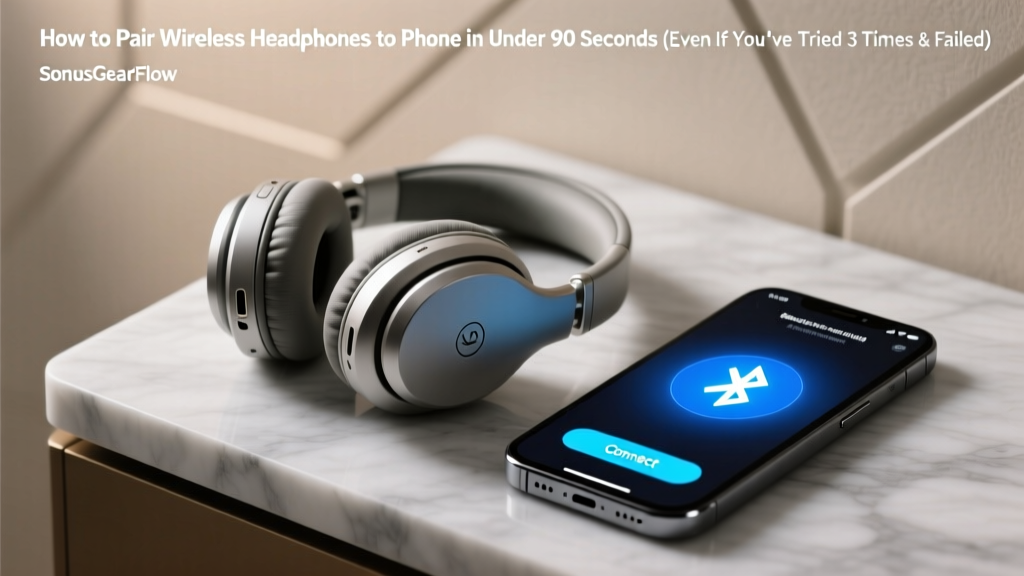 How to Pair Wireless Headphones to Phone in Under 90 Seconds (Even If You’ve Tried 3 Times & Failed — Here’s Why It’s Not Your Fault)