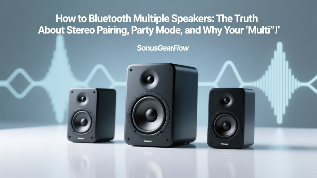 How to Bluetooth Multiple Speakers: The Truth About Stereo Pairing, Party Mode, and Why Your 'Multi-Speaker Setup' Might Be Cutting Audio Quality in Half (and How to Fix It Without Buying New Gear)