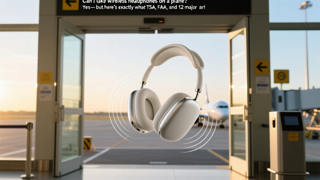 Can I take wireless headphones on a plane? Yes — but here’s exactly what TSA, FAA, and 12 major airlines require (and where Bluetooth fails mid-flight)