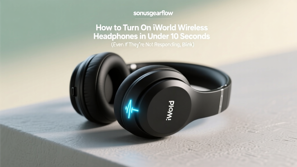 How to Turn On iWorld Wireless Headphones in Under 10 Seconds (Even If They’re Not Responding, Blinking, or Pairing — Step-by-Step Fix for All Models Including iW-850, iW-720 & iW-BT30)