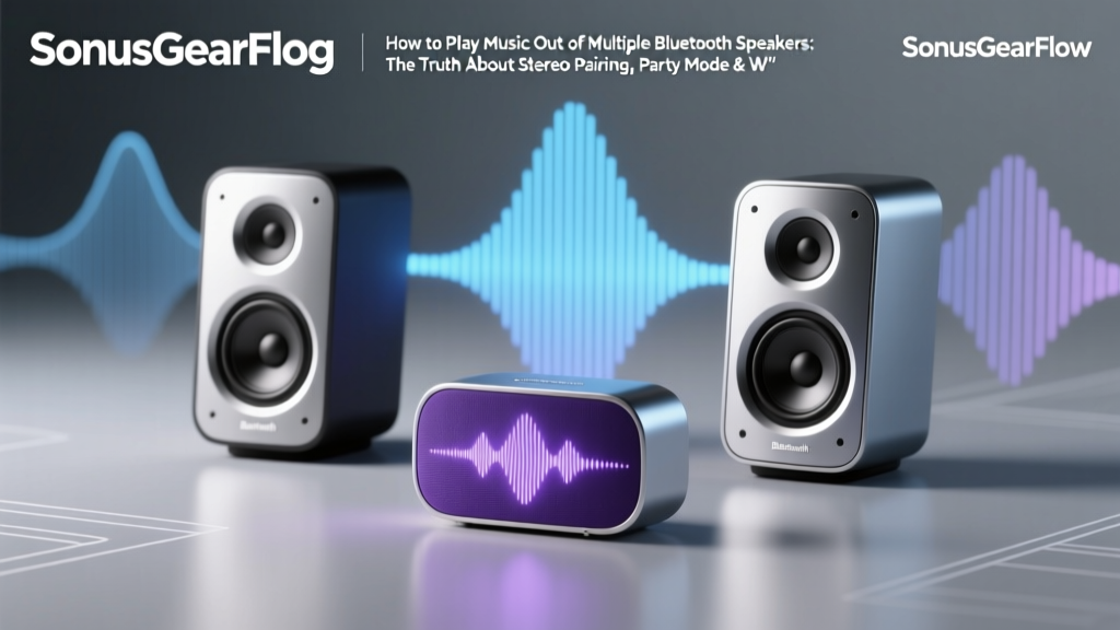 How to Play Music Out of Multiple Bluetooth Speakers: The Truth About Stereo Pairing, Party Mode & Why Most 'Multi-Speaker' Apps Fail (Spoiler: It’s Not Your Speakers — It’s the Protocol)