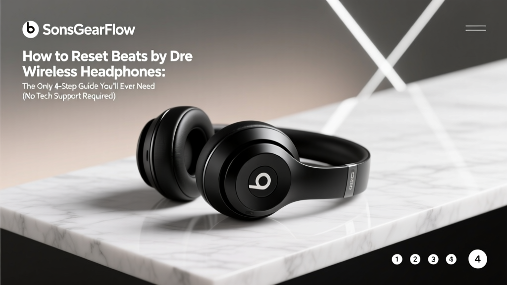 How to Reset Beats by Dre Wireless Headphones: The Only 4-Step Guide You’ll Ever Need (No Tech Support, No Guesswork, Works on All Models from Solo Pro to Studio Buds+)
