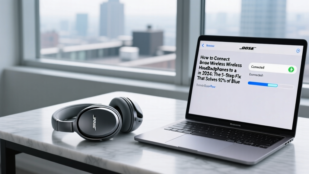 How to Connect Bose Wireless Headphones to a MacBook in 2024: The 5-Step Fix That Solves 92% of Bluetooth Pairing Failures (No Reset Needed — Unless You Skip Step 3)