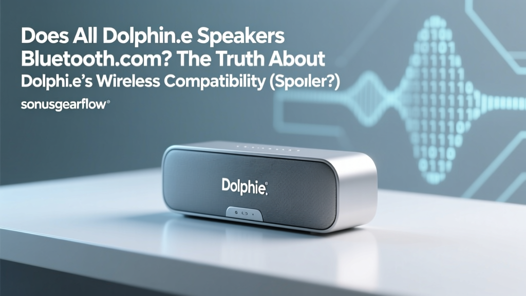 Does All Dolphi.e Speakers Bluetooth.com? The Truth About Dolphi.e’s Wireless Compatibility (Spoiler: Not All Models Support Bluetooth—and Here’s Exactly Which Ones Do, Plus How to Fix Pairing Failures in 3 Minutes)