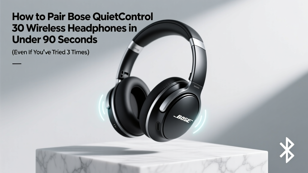 How to Pair Bose QuietControl 30 Wireless Headphones in Under 90 Seconds (Even If You’ve Tried 3 Times & Failed)