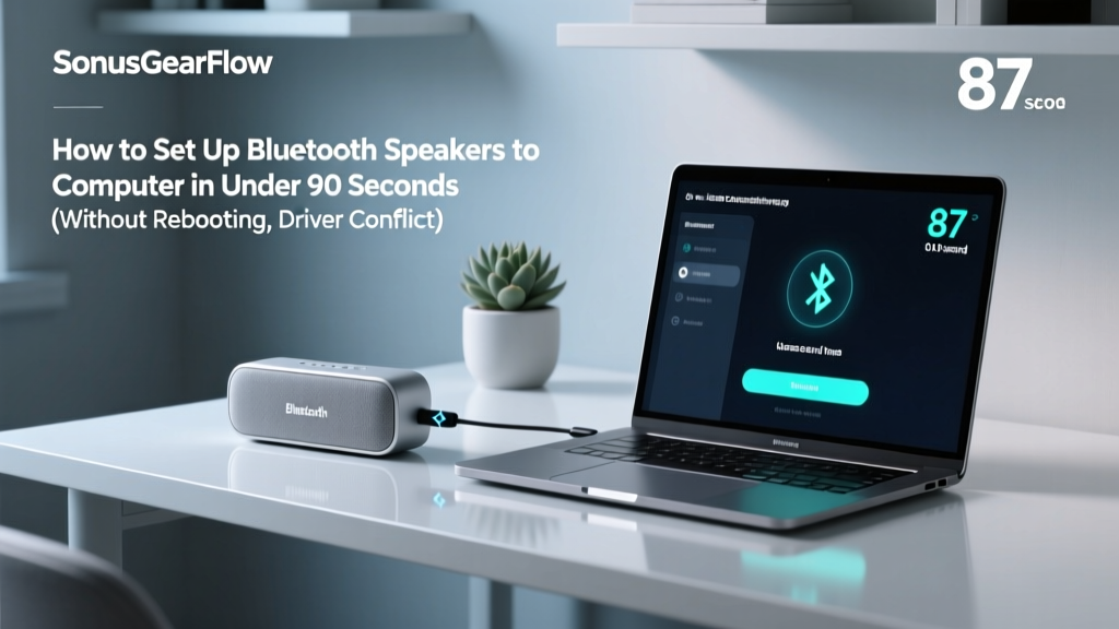 How to Set Up Bluetooth Speakers to Computer in Under 90 Seconds (Without Rebooting, Driver Conflicts, or 'Device Not Found' Frustration)