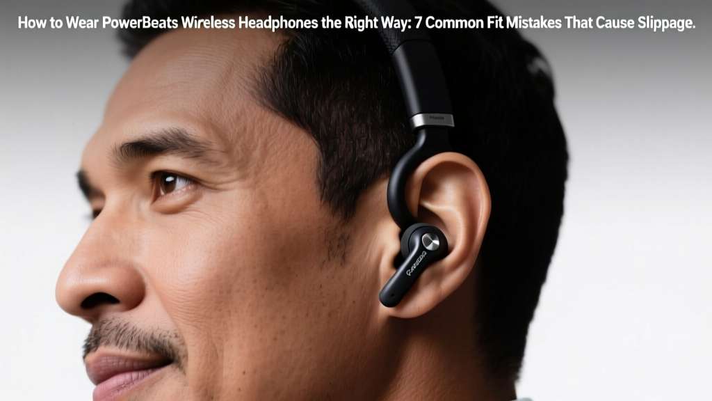 How to Wear Powerbeats Wireless Headphones the Right Way: 7 Common Fit Mistakes That Cause Slippage, Ear Fatigue, and Bluetooth Dropouts (And How to Fix Them in Under 60 Seconds)
