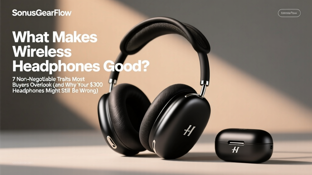What Makes Wireless Headphone Good? 7 Non-Negotiable Traits Most Buyers Overlook (and Why Your $300 Pair Might Be Worse Than a $120 One)