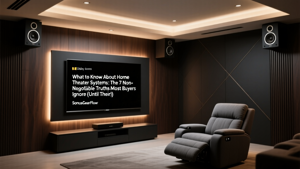 What to Know About Home Theater Systems: The 7 Non-Negotiable Truths Most Buyers Ignore (Until Their $3,000 Setup Sounds Worse Than a Laptop Speaker)