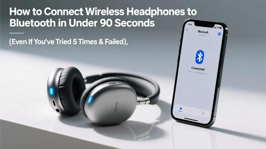 How to Connect Wireless Headphones to Bluetooth in Under 90 Seconds (Even If You’ve Tried 5 Times & Failed)