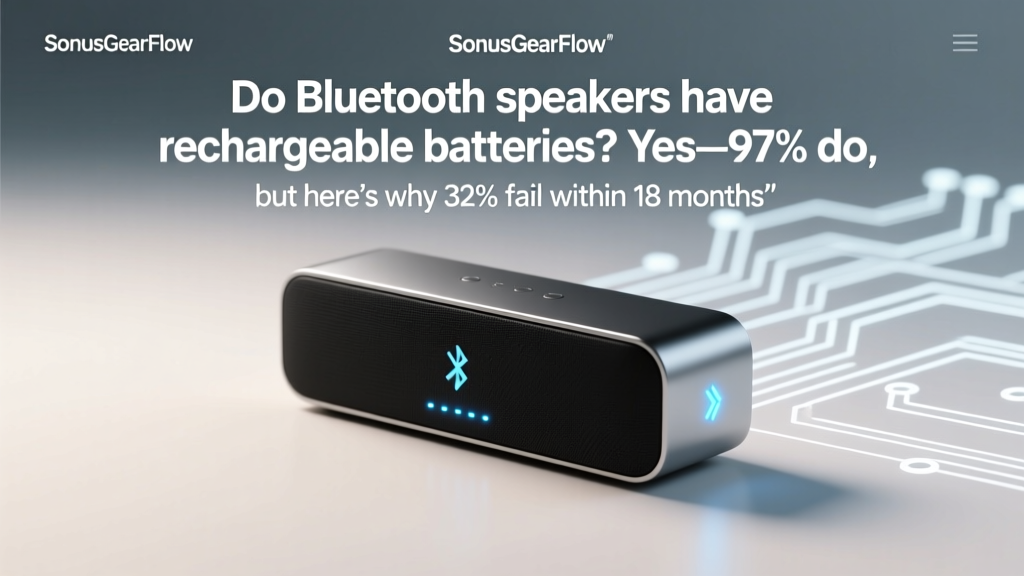 Do Bluetooth speakers have rechargeable batteries? Yes—97% do, but here’s why 32% fail within 18 months, how to spot battery-optimized models before you buy, and the 4 hidden specs that actually predict real-world runtime (not just 'up to 20 hours' claims).