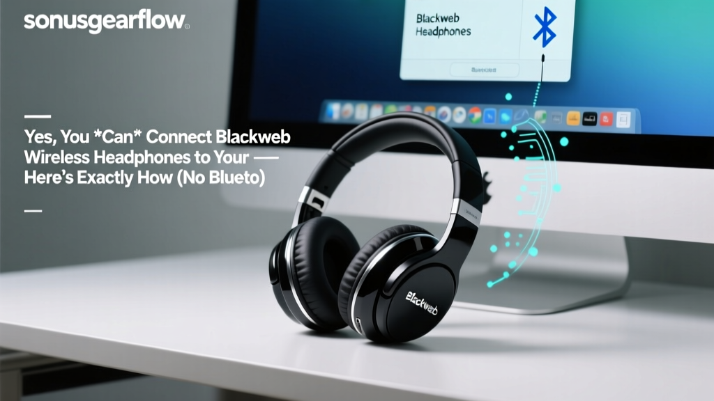 Yes, You *Can* Connect Blackweb Wireless Headphones to Your Computer — Here’s Exactly How (No Bluetooth Hassles, No Driver Confusion, Just Working Audio in Under 90 Seconds)
