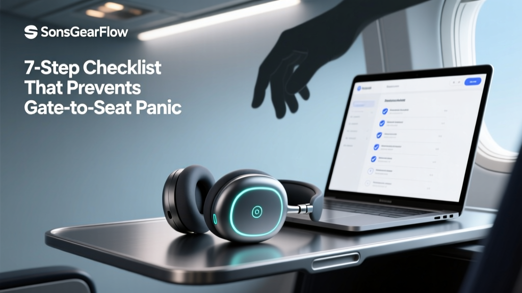 How to Use Wireless Headphones on an Airplane: The 7-Step Checklist That Prevents Gate-to-Seat Panic (No Bluetooth Confusion, No FAA Fines, No Battery Regrets)