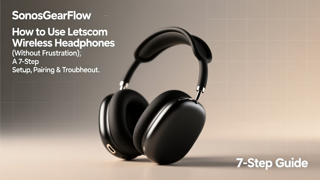 How to Use Letscom Wireless Headphones (Without Frustration): A 7-Step Setup, Pairing & Troubleshooting Guide That Actually Works — Even If You’ve Tried 3 Times and Still Hear Static or No Sound
