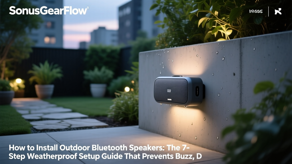 How to Install Outdoor Bluetooth Speakers: The 7-Step Weatherproof Setup Guide That Prevents Buzz, Dropouts, and Rain Damage (Even If You’ve Never Wired a Speaker Before)