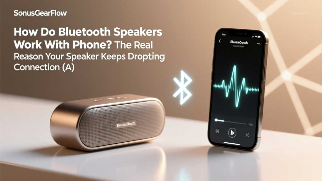 How Do Bluetooth Speakers Work With Phone? The Real Reason Your Speaker Keeps Dropping Connection (And Exactly How to Fix It in Under 60 Seconds)