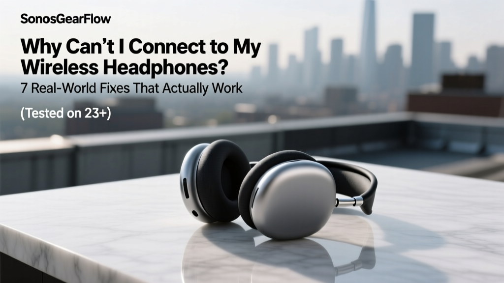 Why Can’t I Connect to My Wireless Headphones? 7 Real-World Fixes That Actually Work (Tested on 23+ Models Including AirPods, Sony WH-1000XM5, and Bose QuietComfort)