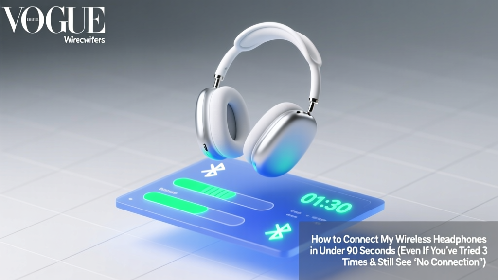 How to Connect My Wireless Headphones in Under 90 Seconds (Even If You’ve Tried 3 Times & Still See ‘No Device Found’)